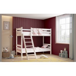 Двухъярусная кровать Соня с наклонной лестницей (вариант 10)